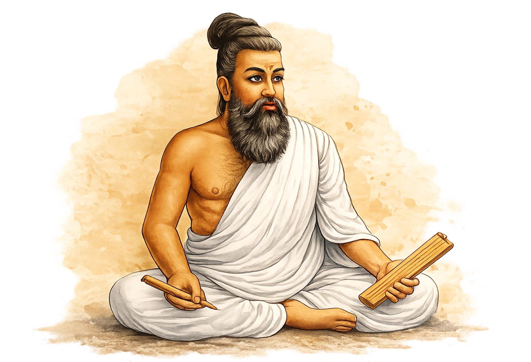 Thiruvalluvar writing